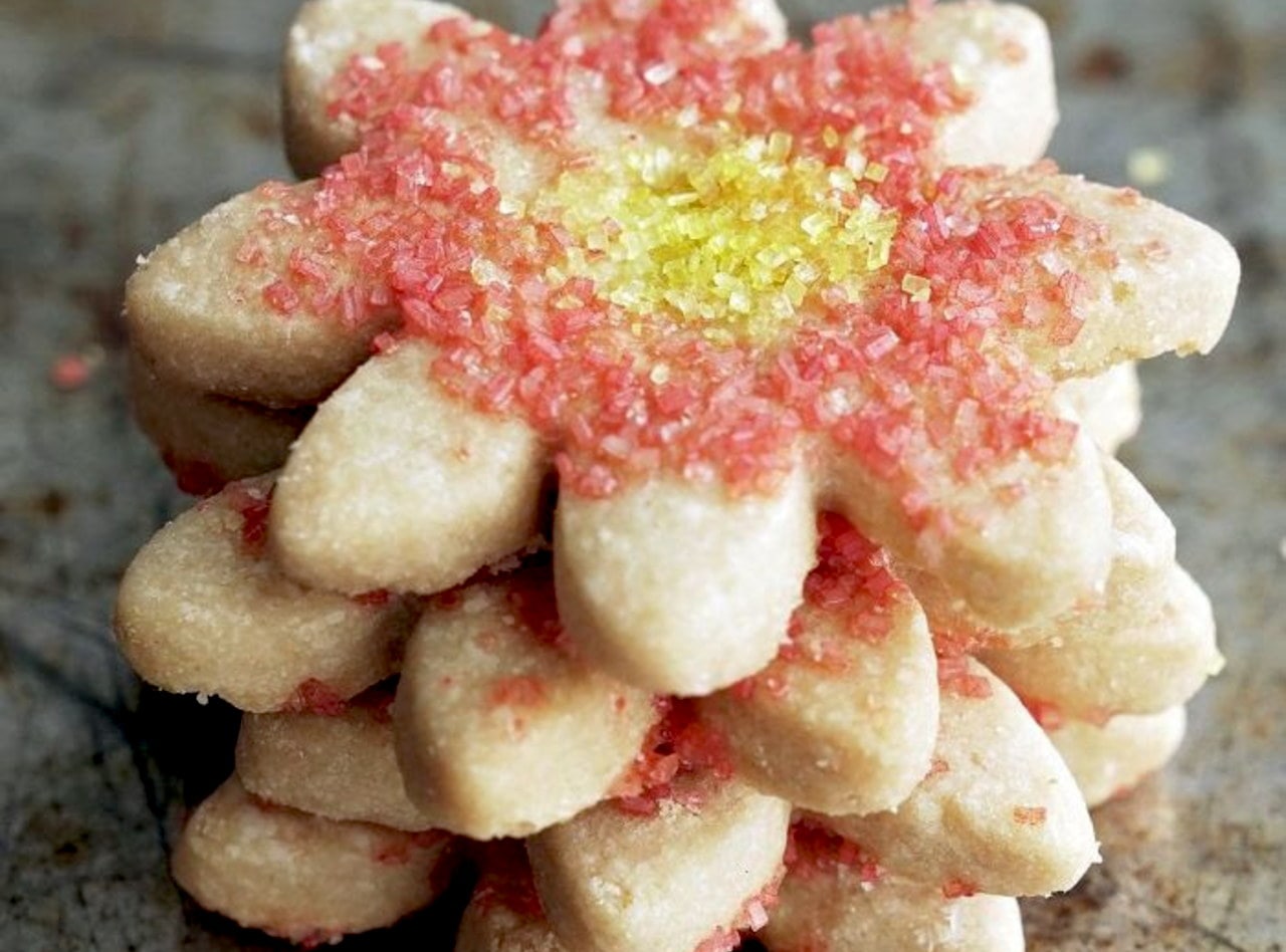 Macrina's Seasonal Brown Sugar Shortbread Flower Cookies (Available June 22 - September 6, 2023) by Macrina Bakery