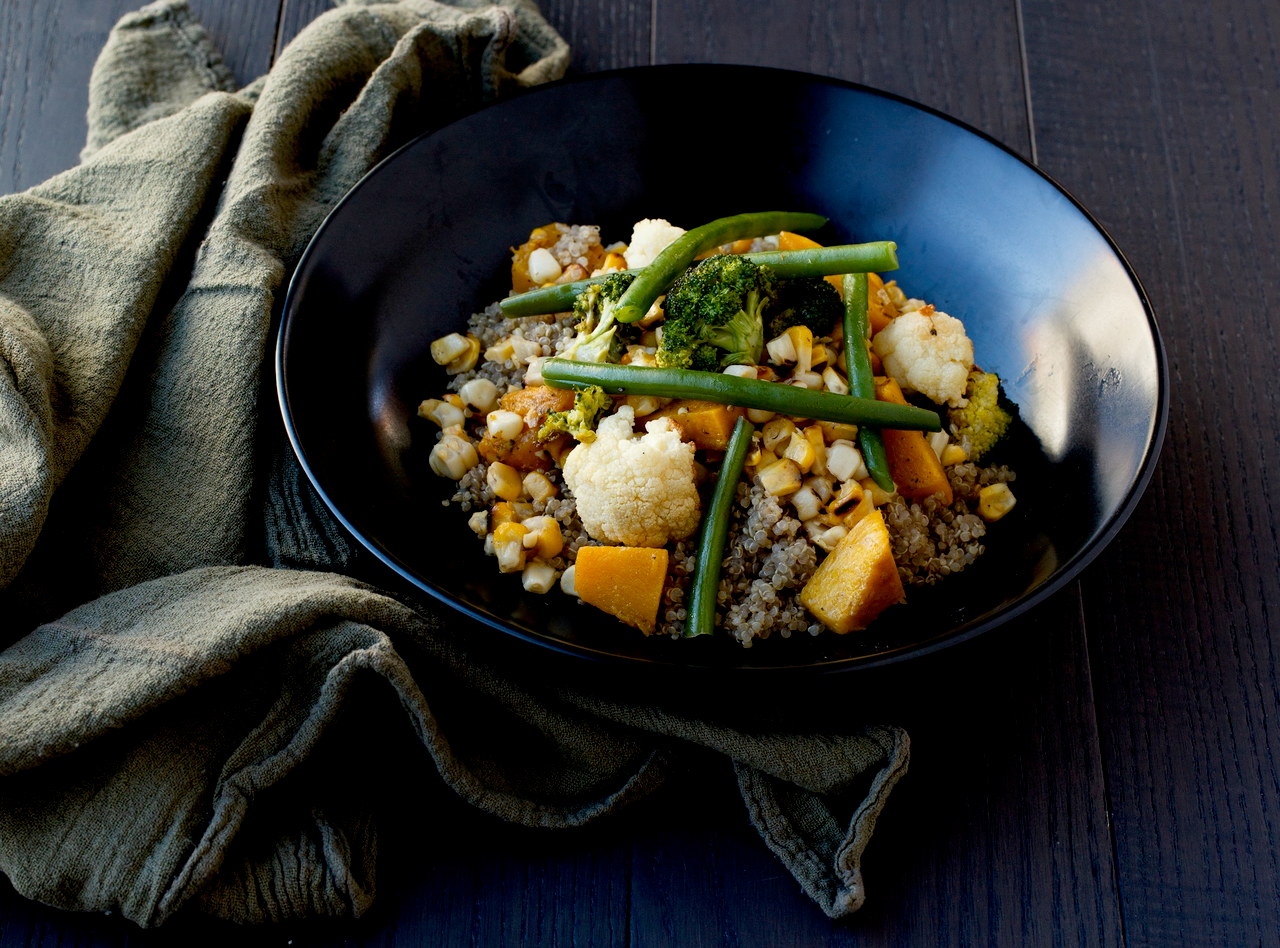 Quinoa Bowl with Roasted Vegetables by Chef Amanda Sue