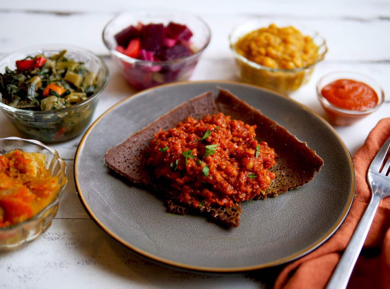 Ethiopian Red Lentil Boxed Lunch by Chef Mulu Abate