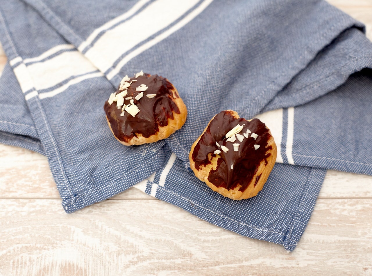 Mini Chocolate Eclairs by Chef Aly Anderson