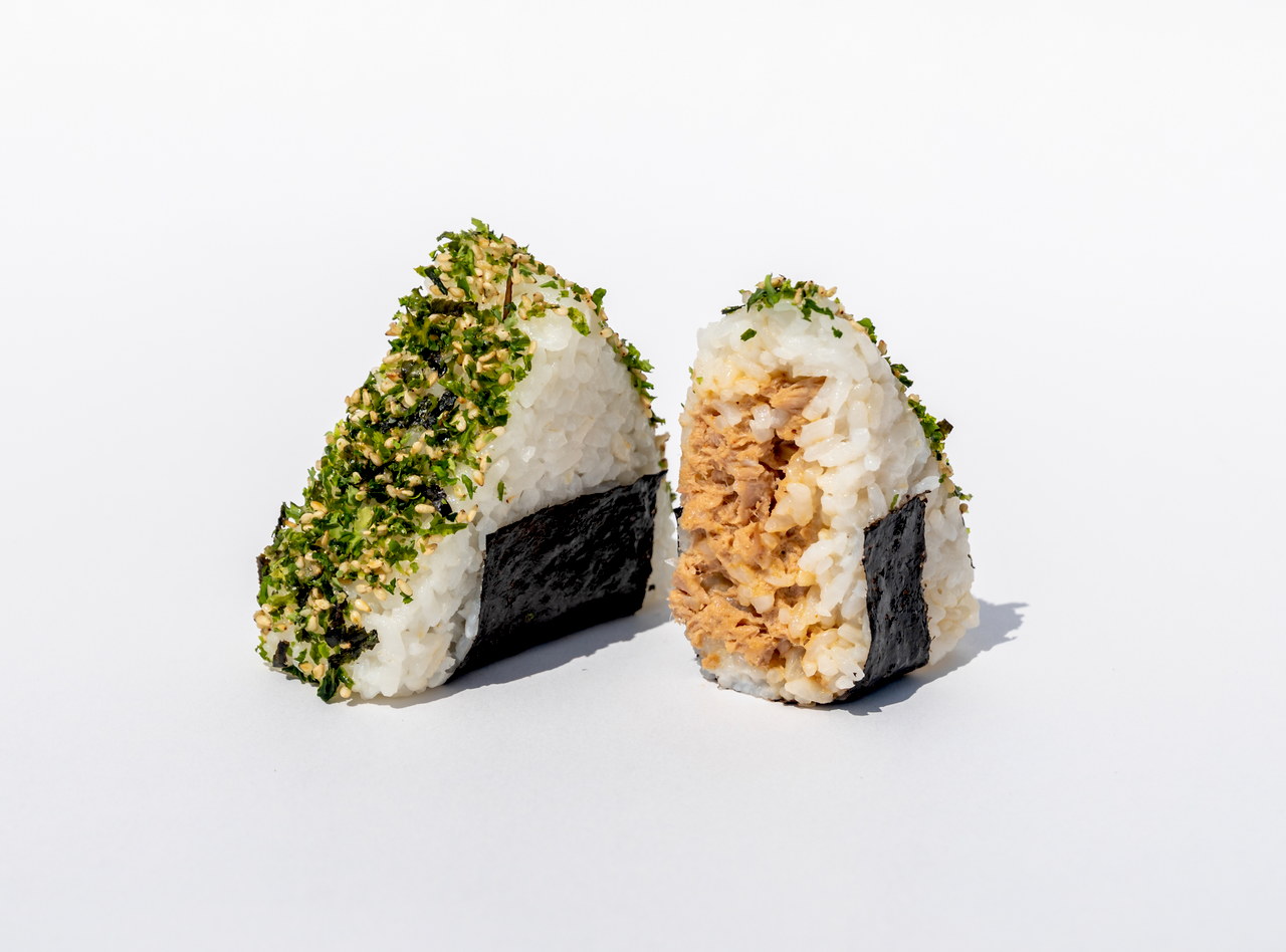 Individual Tuna Onigiri by Thuy Phan