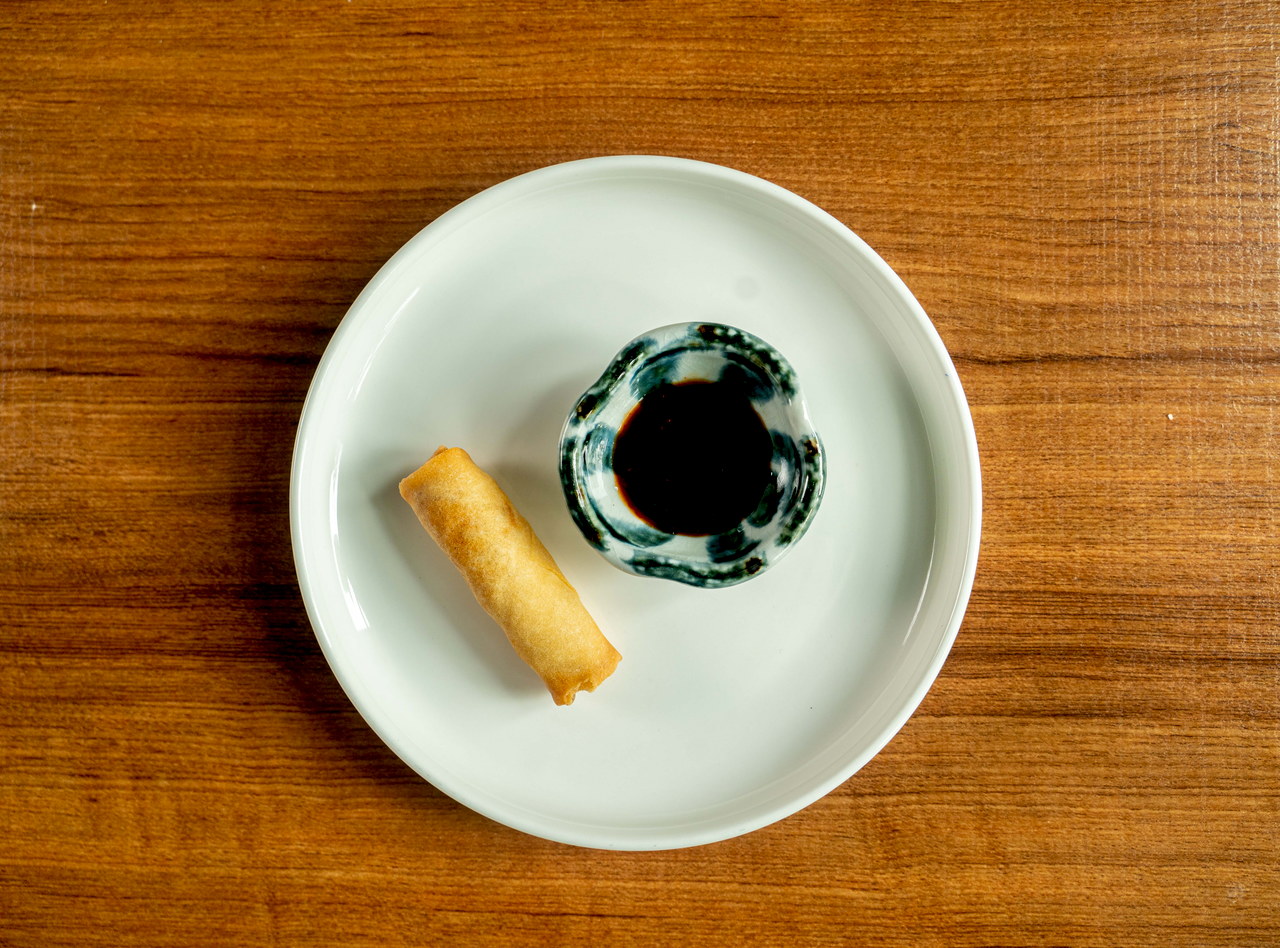 Crispy Vegan Spring Roll by Chef Kevin Nguyen