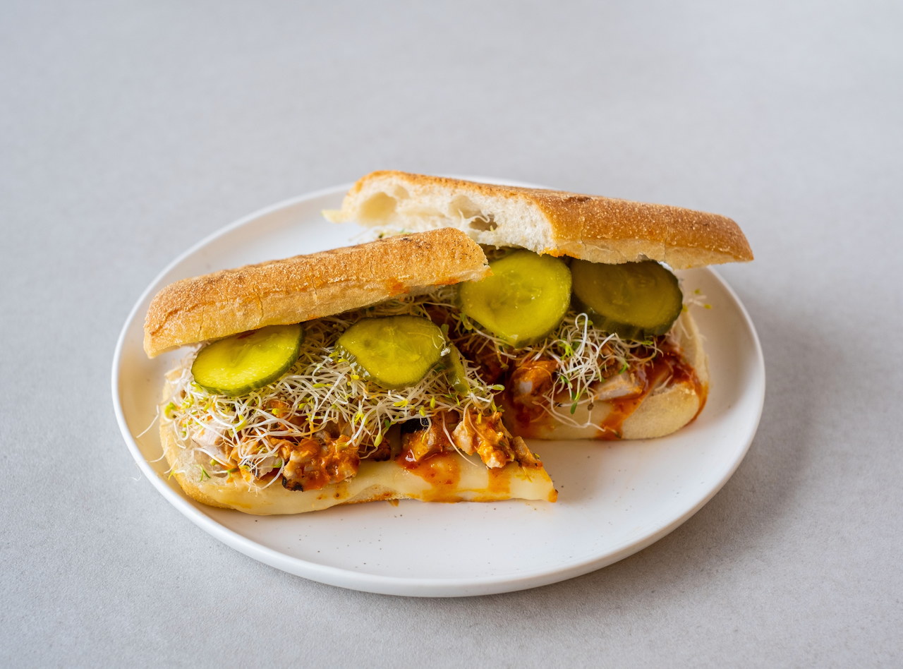 Harissa Chicken Sandwich by Chef Harper Moll