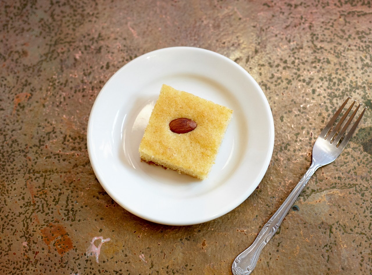 Hareesa Coconut-Almond Cake by Chef Salam Ibrahim