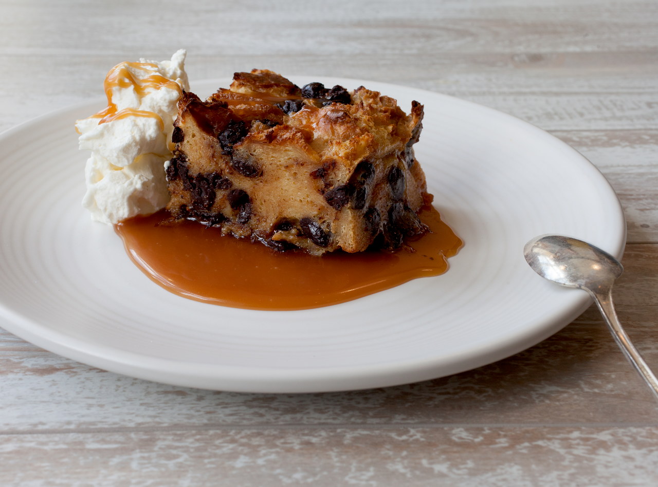 Chocolate Toffee Bread Pudding by Chef Ericka Burke