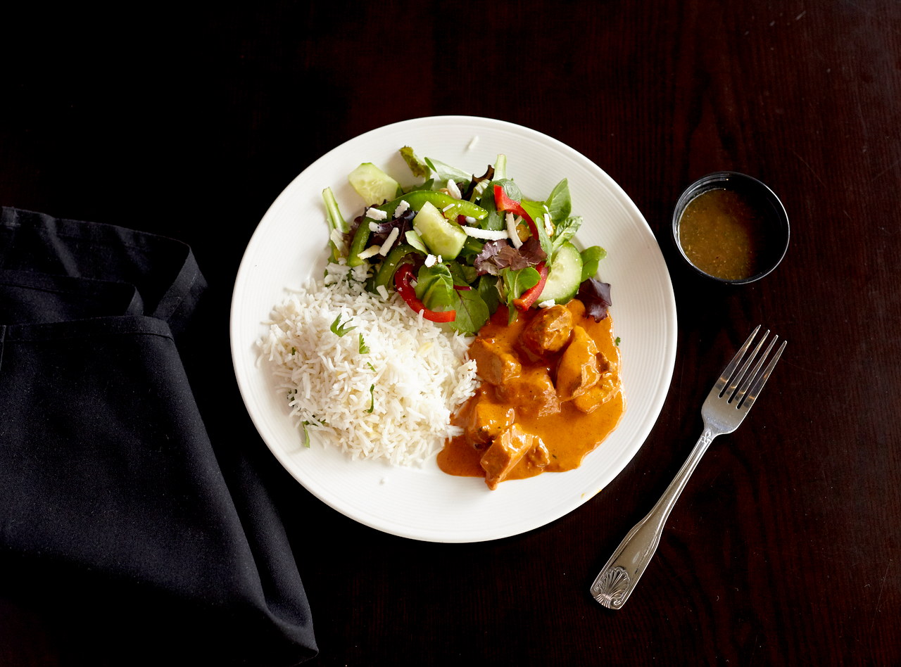 Chicken Tikka Masala Boxed Lunch with Naan by Chef Nitin Panchal