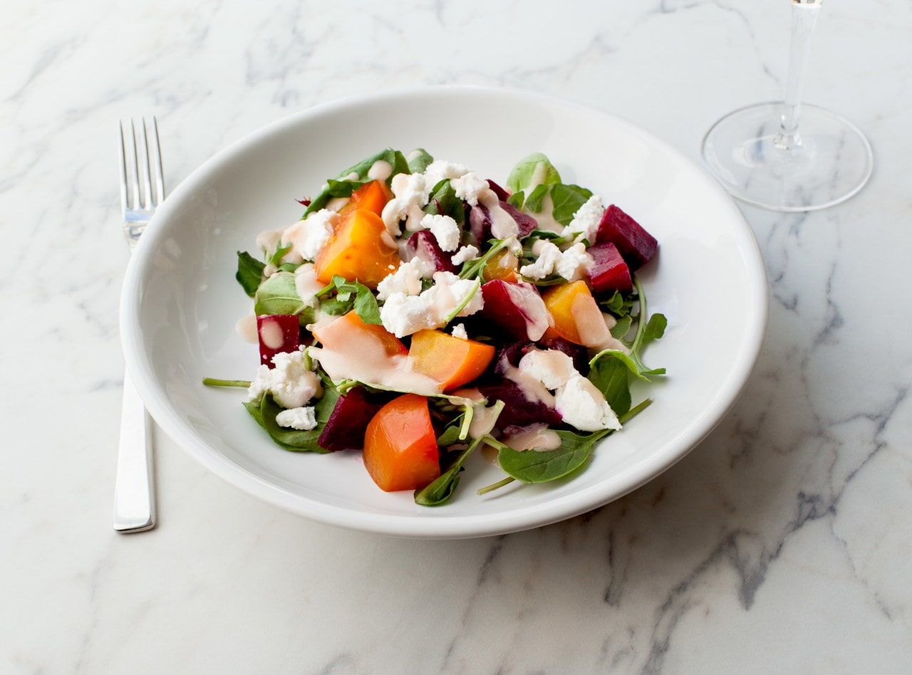 Beets, Arugula and Goat Cheese Salad by Chef Larry Milner • Corporate ...