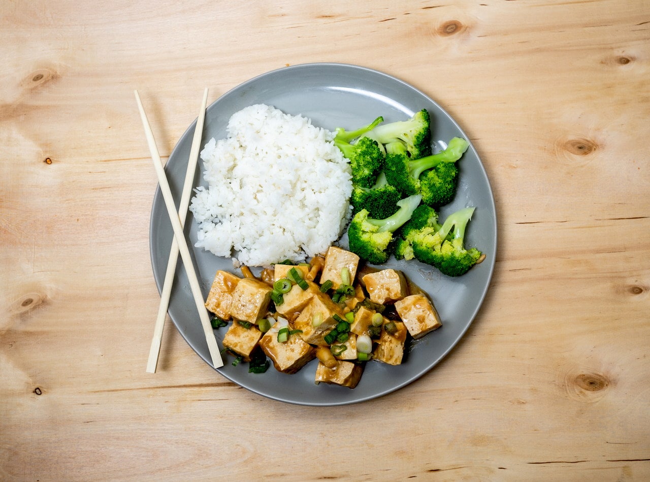 Miso Braised Tofu Combo by Chef Jack Zhang