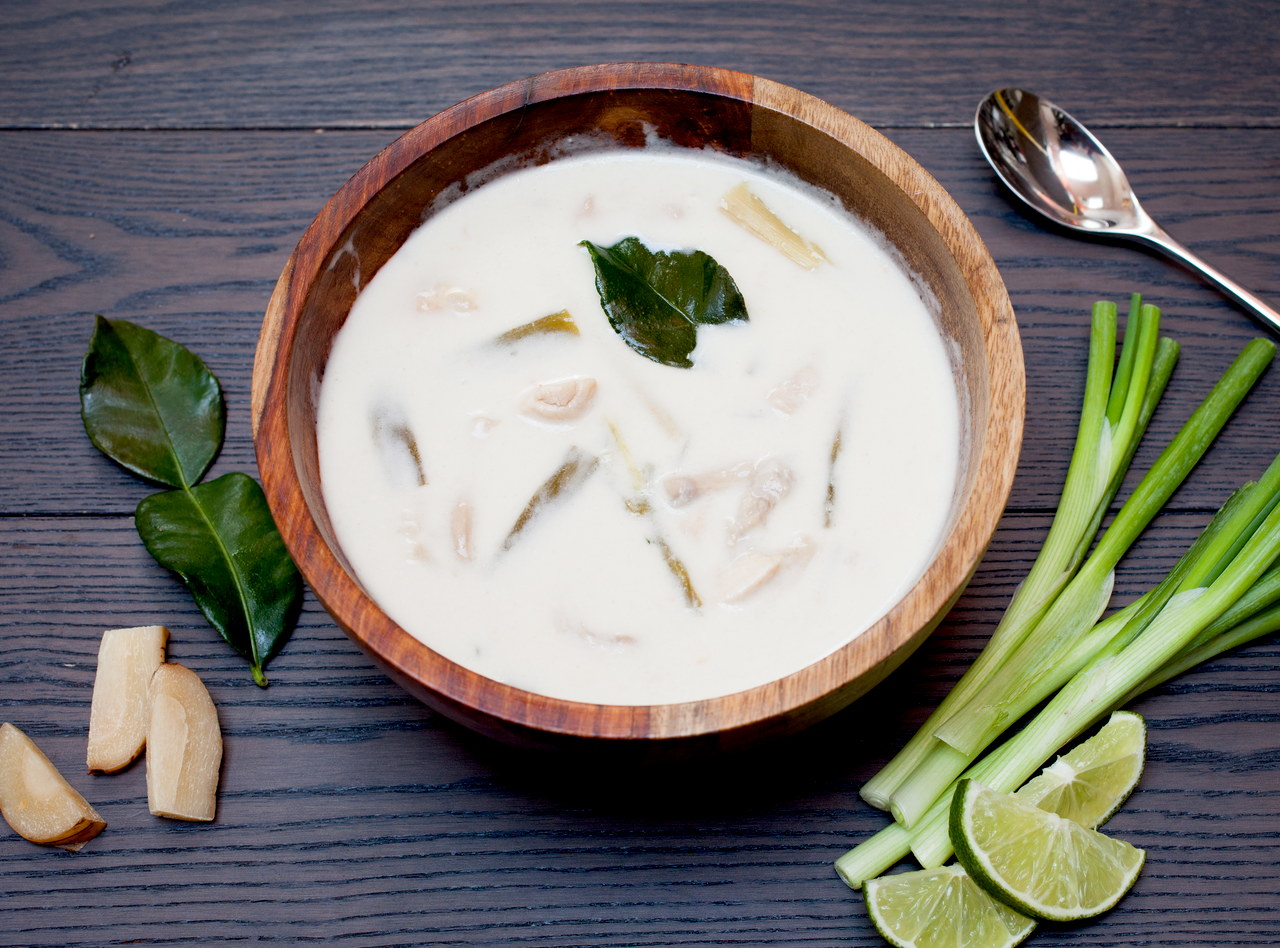 Thai Coconut Chicken Soup by Chef Steve Shafer