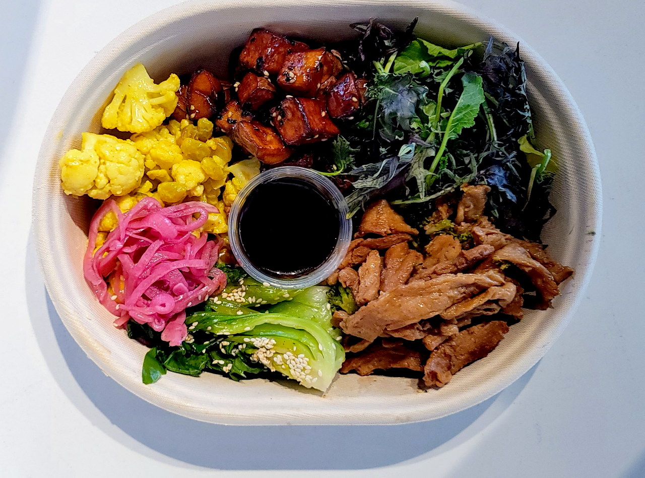 BYO Shio Koji Chicken Bloom Salad Bowl by Chef Carlos Beltre