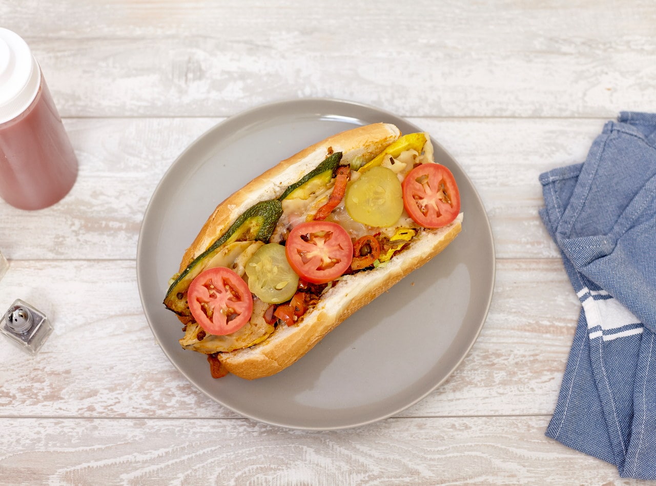 Vegetarian Po' Boy Boxed Lunch by Chef Jemil Aziz Johnson