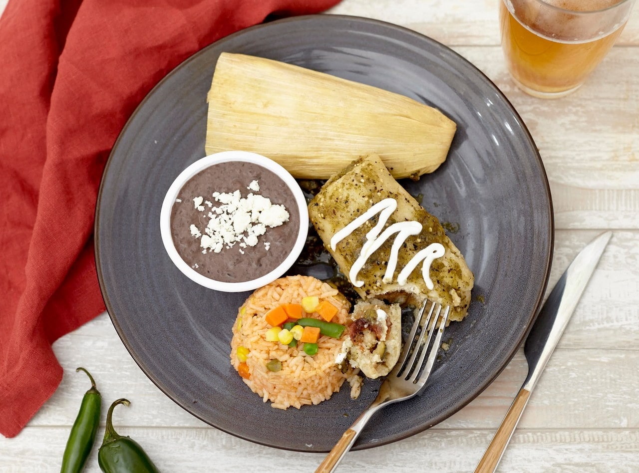 Vegetable Tamales with Cactus Salad Boxed Lunch by Chef Frankie Morales - Cocina MX32
