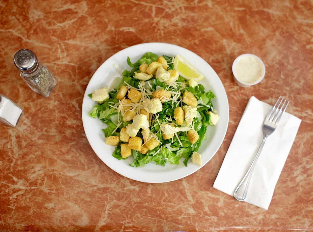 Caesar Salad with Chicken - Half Size by Chef Amir Razzaghi