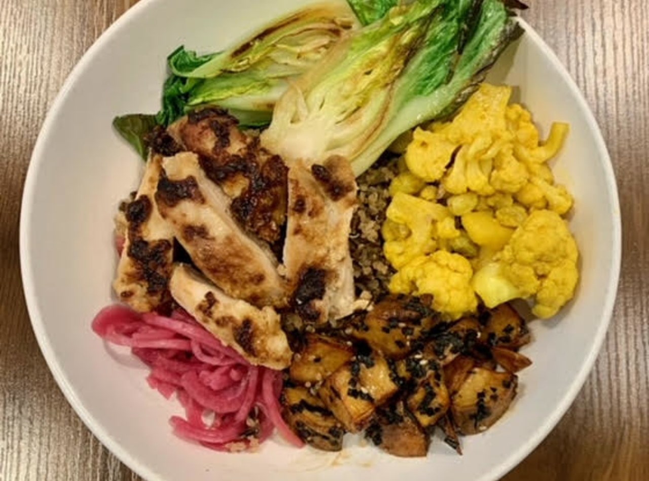 Shio Koji Chicken Rice Bowl Boxed Lunch by Chef Carlos Beltre