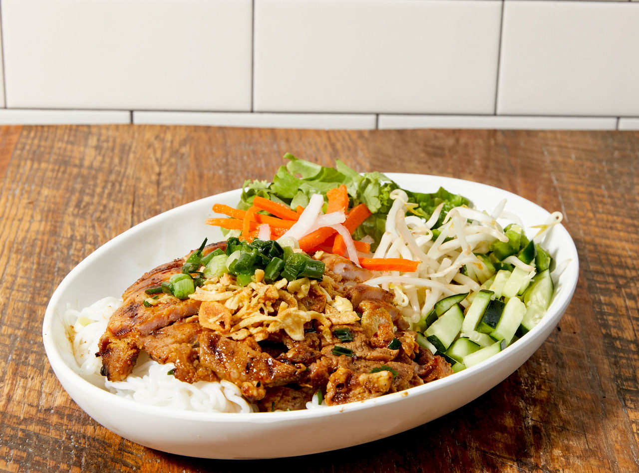 BYO Soy Braised Pork Belly Vermicelli Bowl by Chef Paul Nguyen