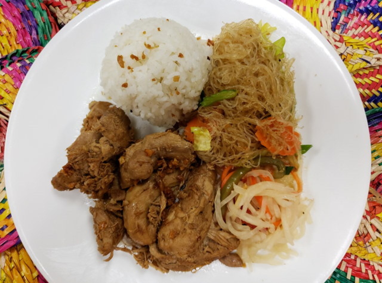 Chicken Adobo Boxed Lunch by Chef Rosario Carver