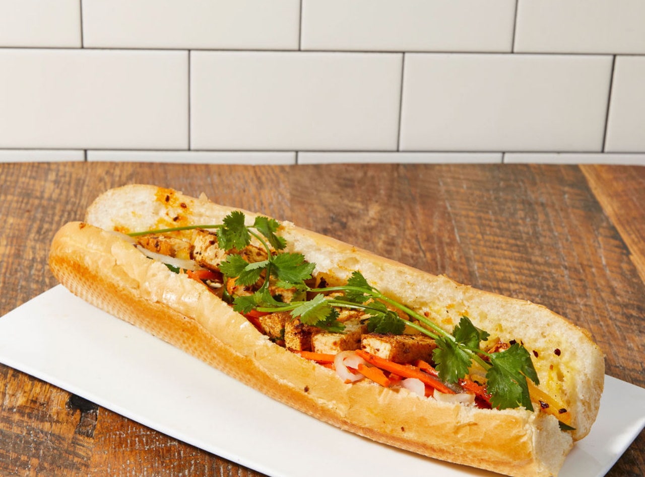 Lemongrass Tofu Banh Mi by Chef Paul Nguyen