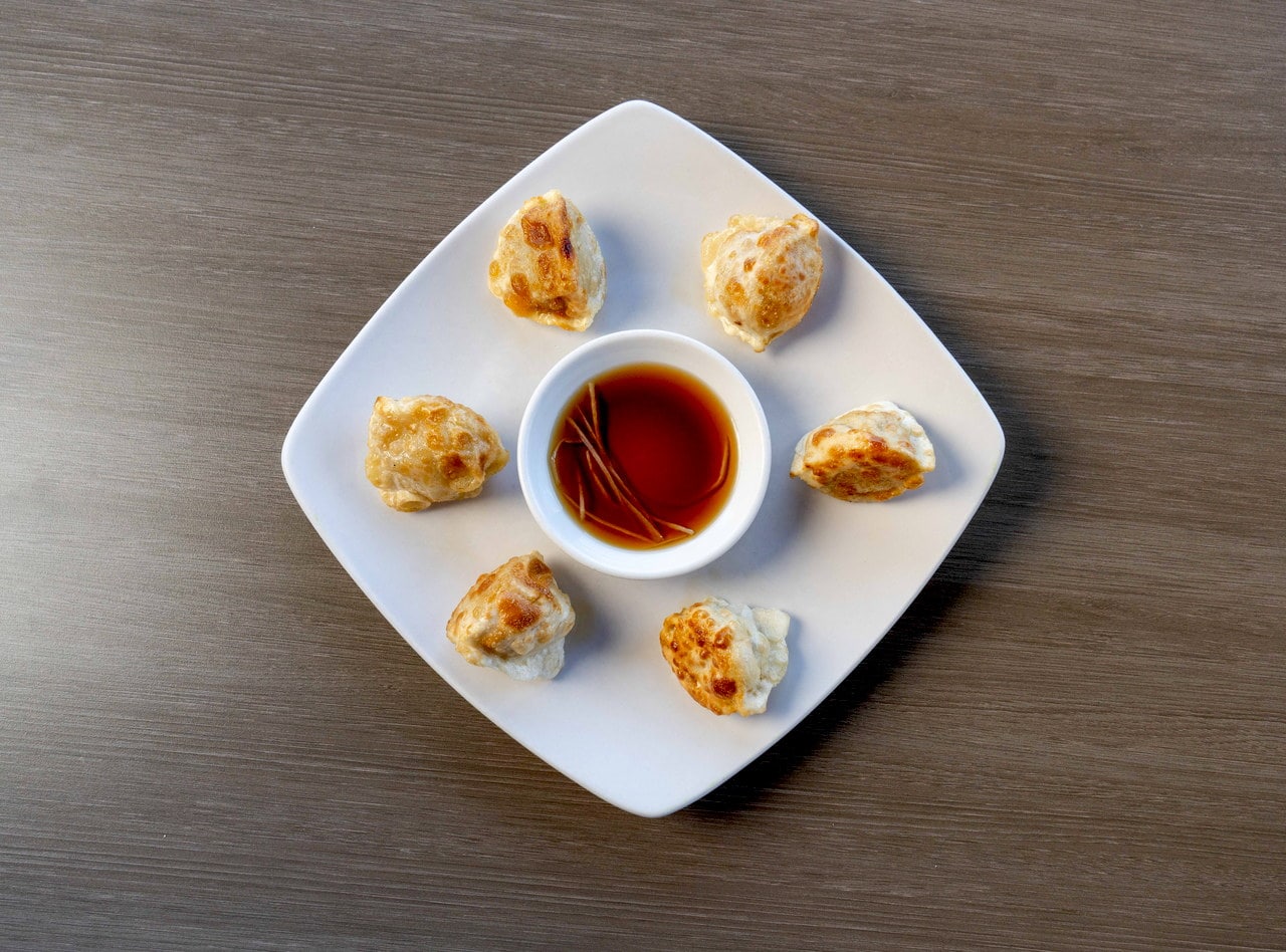 Pan-fried Pork Dumplings by Chef James Zhou