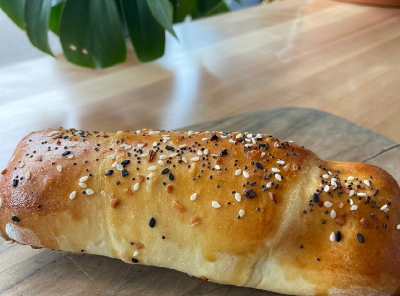 Bite-Size Seattle Dog Piroshki by Chef Aly Anderson