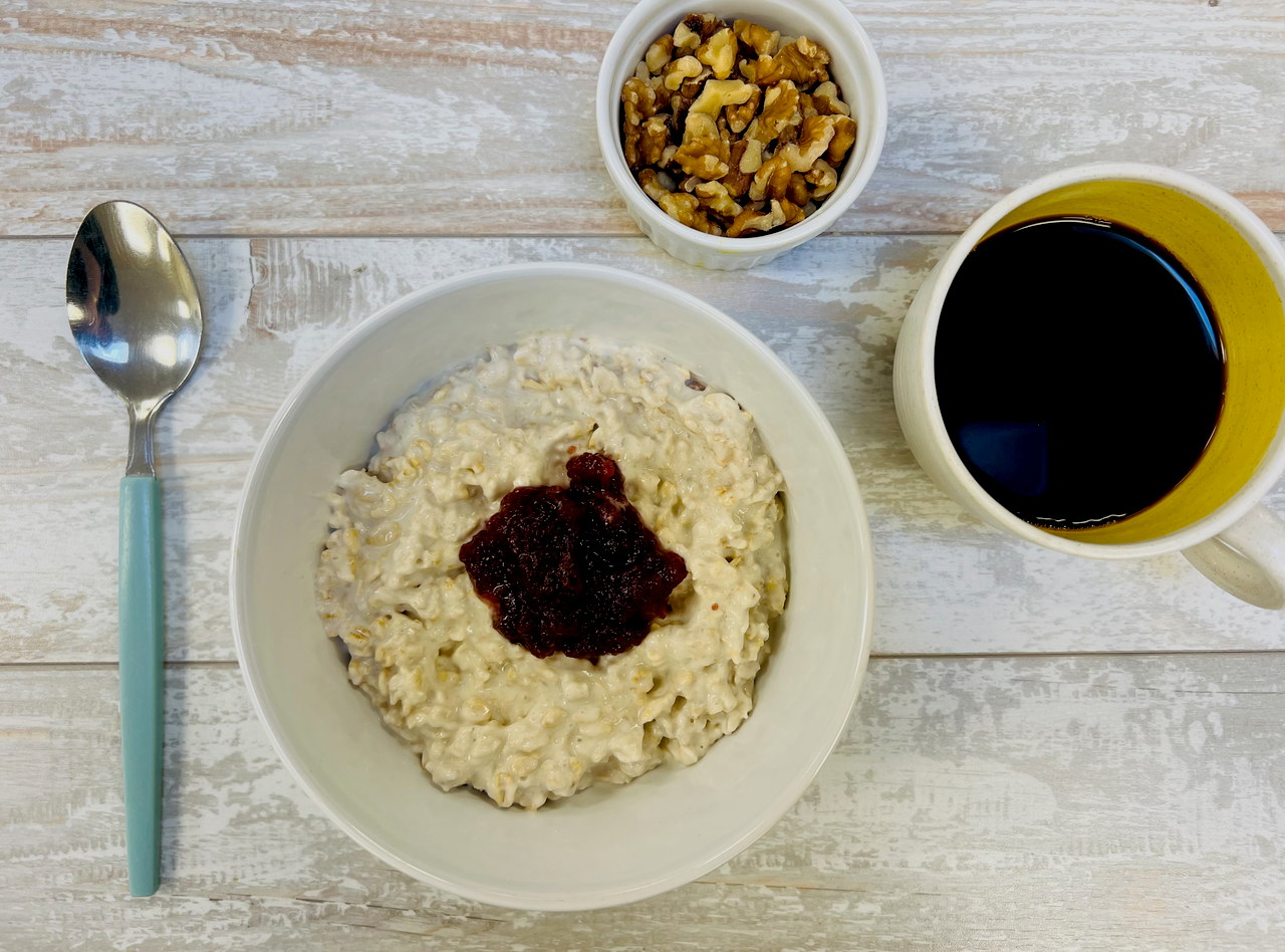 Cranberry Overnight Oats by Chef Jesse & Ripe Catering Team