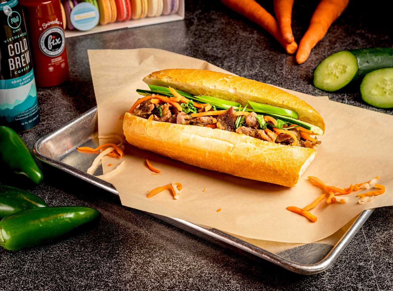 Lemongrass Pork Banh Mi by Vinason Pho Kitchen - SODO