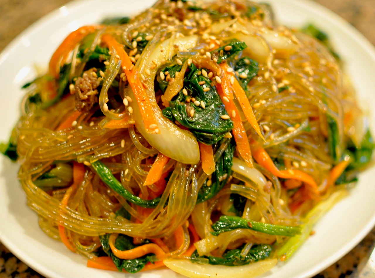 Japchae Noodles by Chef Kay Kim