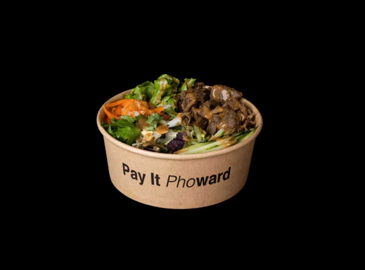 Vietnamese Salad with Lemongrass Steak Boxed Lunch by Vinason Pho Kitchen - SODO