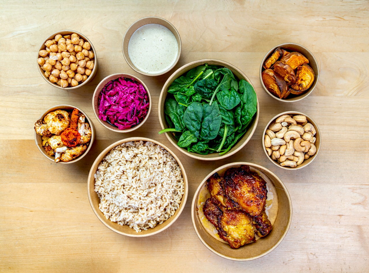 BYO Green Curry Bowl with Lemongrass Chicken Thigh by Chef Pablo & Judith