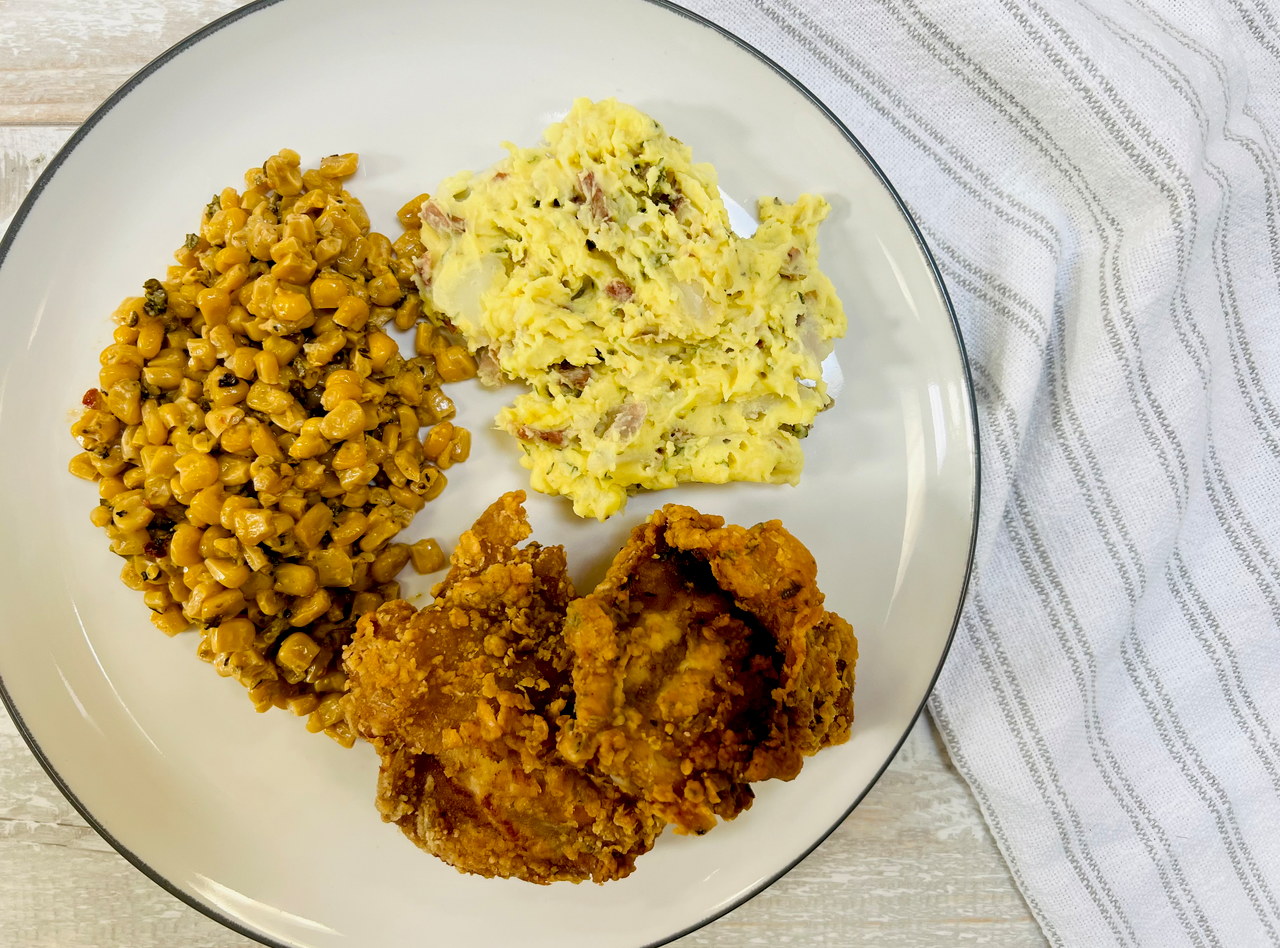 Cajun Fried Chicken Boxed Lunch by Chef Jemil Aziz Johnson