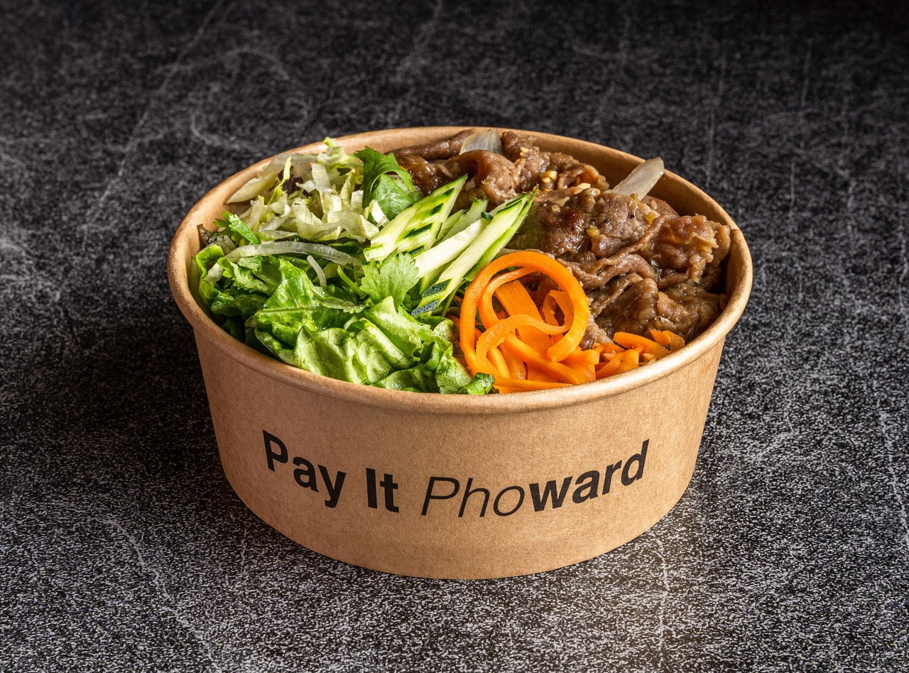 Vietnamese Salad with Lemongrass Chicken by Vinason Pho Kitchen - SLU