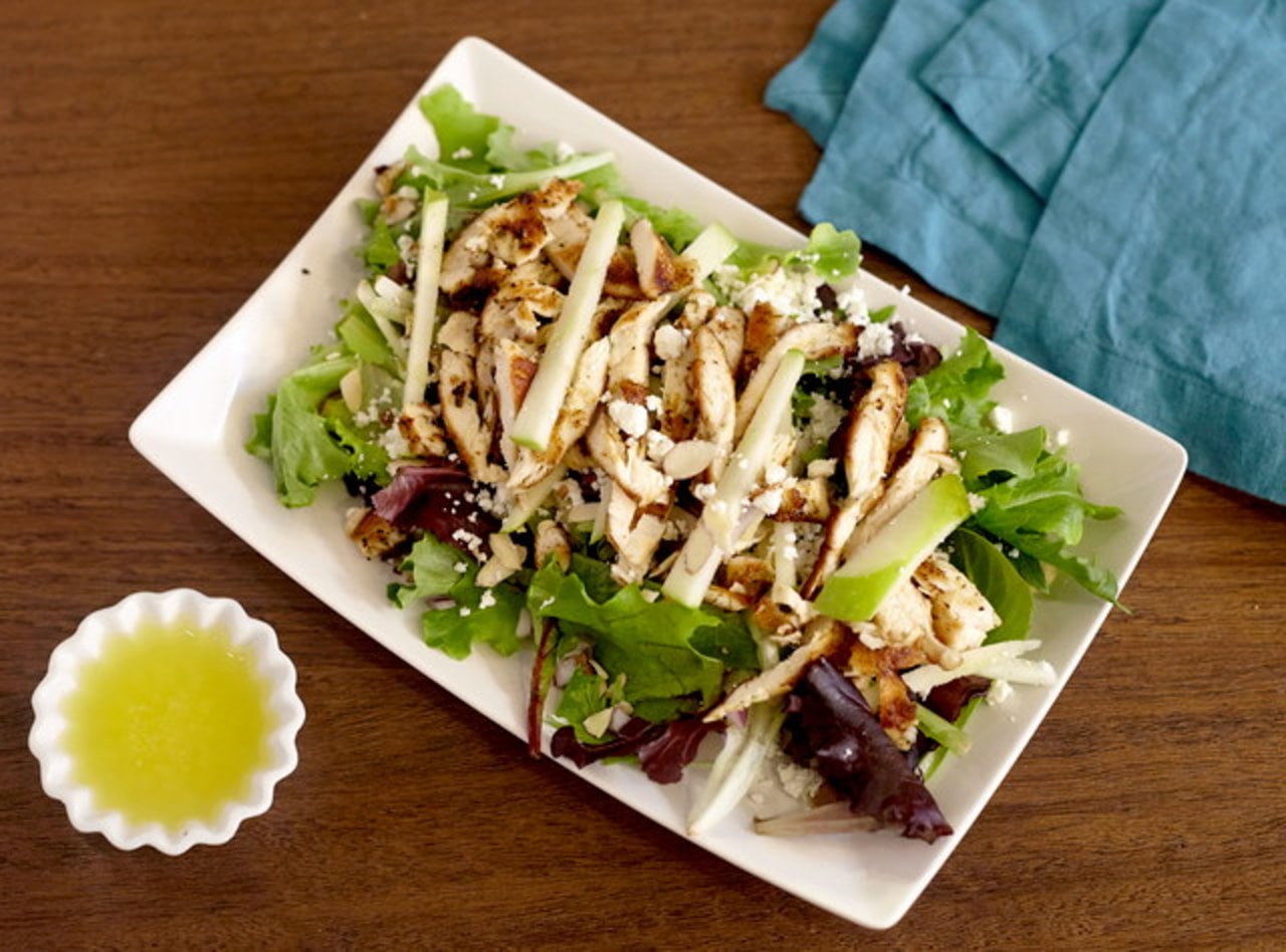 Dairy Free Chicken and Apple Salad Boxed Lunch by Chef Lilly Gjekmarkaj