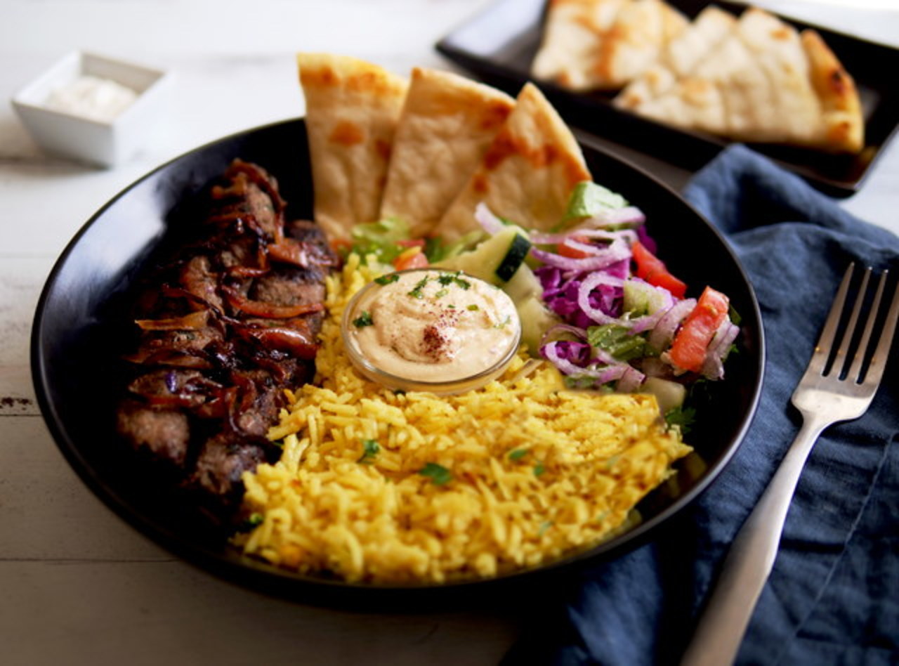 Kofta Kebab Plate Boxed Lunch by Chef Jood Elasmar
