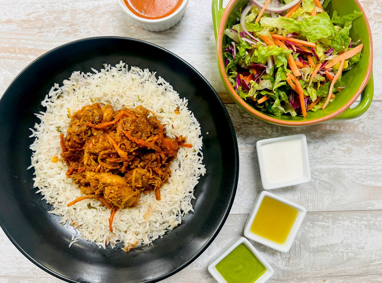 Chicken Masala Bowl Boxed Lunch by Chef Anubha Singh - Bellevue