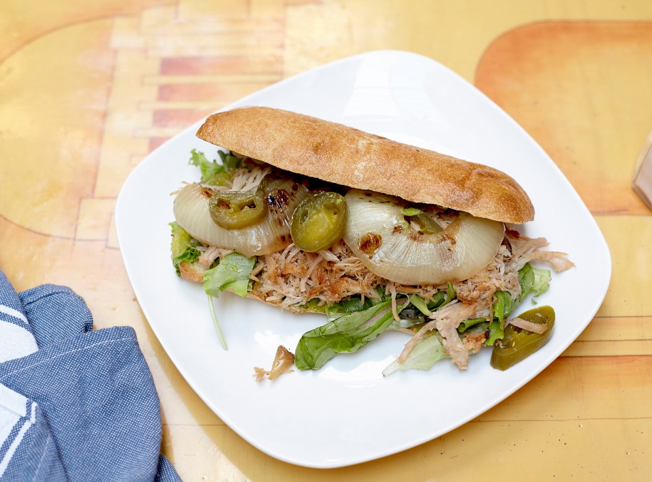 Guarani Pork & Jalapeño Sandwich by Lish Chef